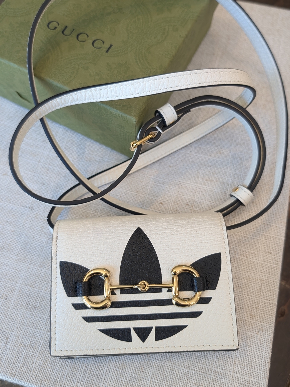 Gucci Adidas Horsebit Card/Wallet Shoulder Crossbody